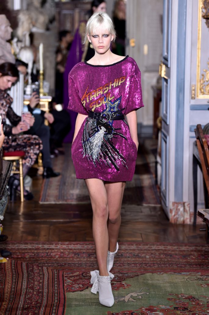 sequinned dress by dundas