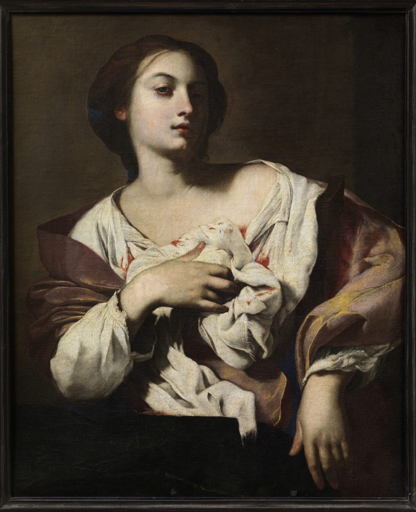 Франческо Гварино. Святая Агата. Между 1637 и 1640. Холст масло. Музей и Королевский парк Каподимонте