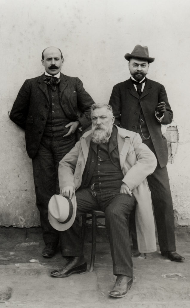 И. Сулоага О. Роден И.И. Щукин в путешествии по Испании. 1905. © Collection Chtchoukine Paris